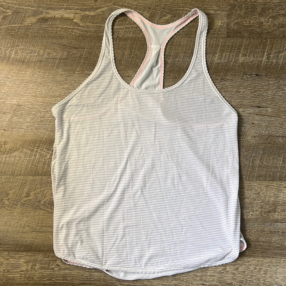Lululemon Athletica Striped Tank Top Size 4/6
